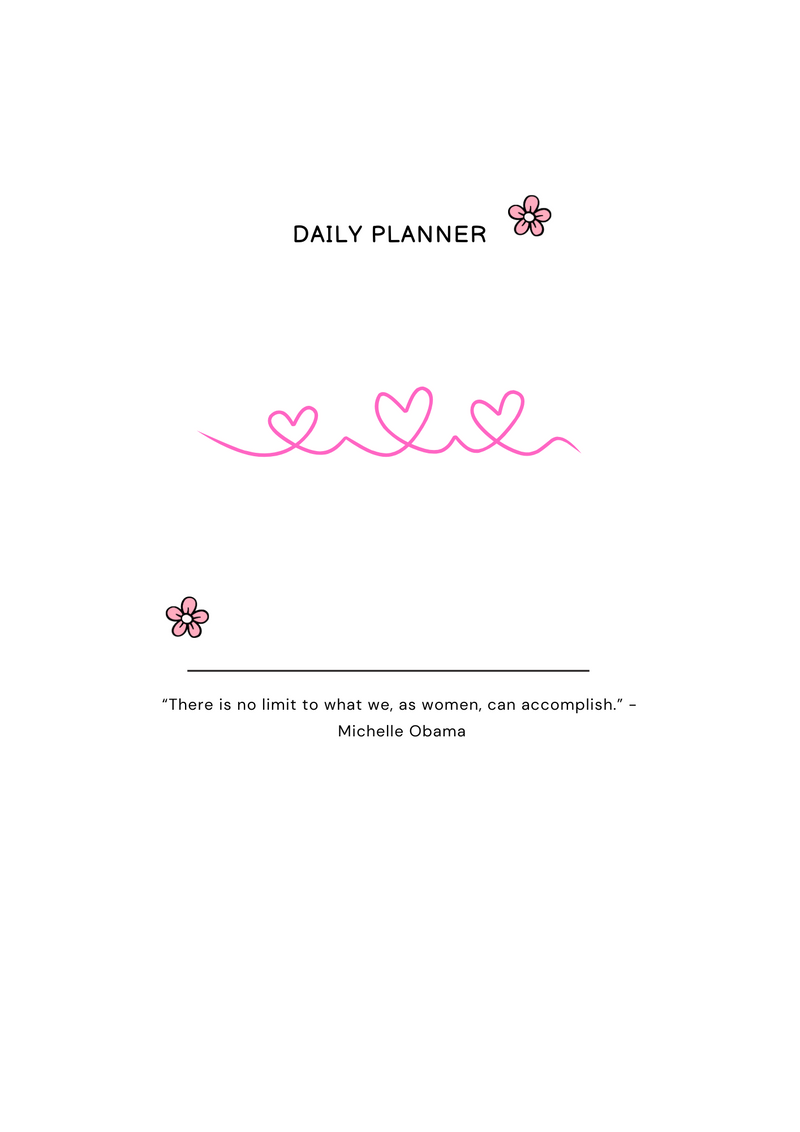 She Leads with Confidence: Daily Planner
