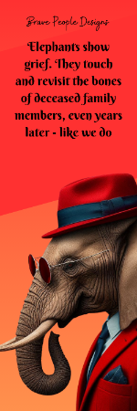Bookmark - Elephant