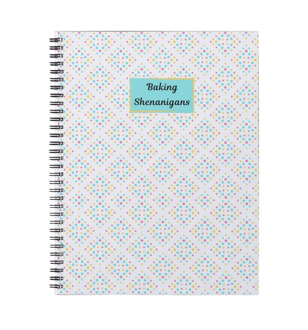 Baking Shenanigans: Blank Recipe Dessert Book