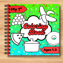 My 1st Coloring Book Ages 1-3