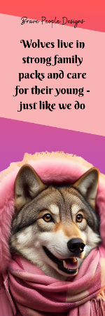 Bookmark - Wolf